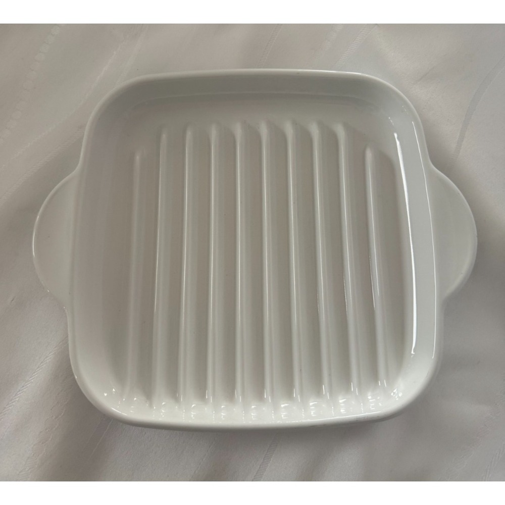 Corning Ware MR-3 Rack 23 cm x 23 cm Microwave Roasting Tray Insert White